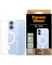 Калъф PanzerGlass - HardCase White MagSafe, iPhone 16, прозрачен -1