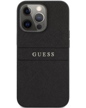 Калъф Guess - Saffiano, iPhone 13 Pro, черен -1