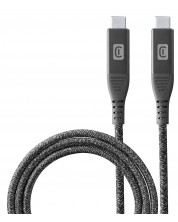 Кабел Cellularline - Fast Transfer, USB-C/USB-C 3.1, 1 m, черен