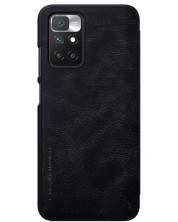 Калъф Nillkin - Qin, Xiaomi Redmi 10, черен