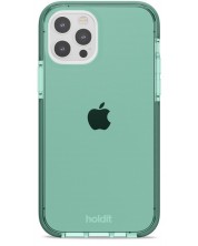 Калъф Holdit - Seethru, iPhone 12/12 Pro, зелен -1