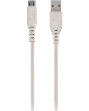 Кабел TnB - Eco, USB-A/Micro USB, 1.5 m, бял -1