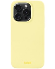 Калъф Holdit - Silicone, iPhone 15 Pro, Lemonade -1