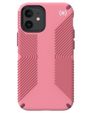 Калъф Speck - Presidio 2 Grip, iPhone 12 mini, розов -1