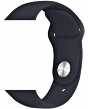 Каишка Trender - Silicone, Apple Watch, 44/45 mm, черна -1