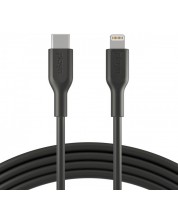 Кабел Belkin - Playa, USB-C/Lightning, 1 m, черен