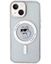 Калъф Karl Lagerfeld - IML Ikonik, iPhone 15, прозрачен -1