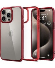 Калъф Spigen - Ultra Hybrid, iPhone 15 Pro, Deep Red