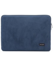 Калъф за лаптоп Bombata - Velvet, 15.6''-16'', Dark Blue