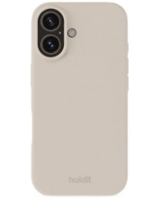 Калъф Holdit - Silicone, iPhone 16, Light Beige -1