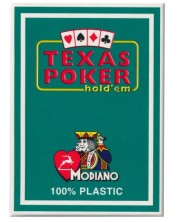 Карти Modiano Poker Index Casino - зелен гръб -1