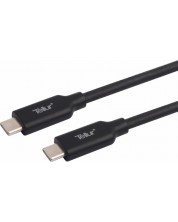 Кабел Tellur - TLL155351, USB-C/USB-C, 1 m, черен