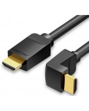 Кабел Vention - AAQBG, HDMI/HDMI Right Angle 270 Degree, 1.5m, черен -1