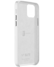 Калъф Cellularline - Elite, iPhone 12 mini, бял