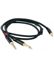 Кабел Master Audio - RCA381/3, 2x 6.3 mm/3.5 mm, 3 m, черен -1
