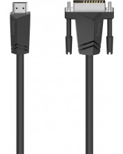 Кабел Hama - 205018, HDMI/DVI-D Dual Link, 1.5 m, черен -1