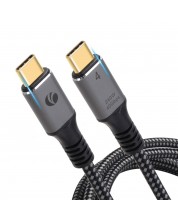 Кабел VCom - CU541M, USB-C/USB-C, 2 m, черен -1