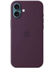 Калъф Apple - Silicone MagSafe, iPhone 16 Plus, Plum