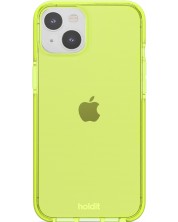 Калъф Holdit - Seethru, iPhone 14 Plus, Acid Green/прозрачен -1