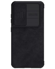 Калъф Nillkin - Qin Leather Pro, Galaxy S23, черен