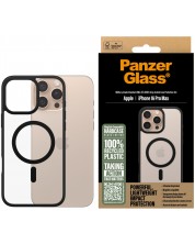 Калъф PanzerGlass - HardCase Black MagSafe, iPhone 16 Pro Max, прозрачен -1