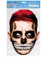 Карнавална маска Rubies - Денят на мъртвите, червена -1