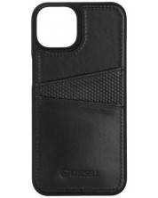 Калъф Krusell - Leather Card, iPhone 14/13, черен
