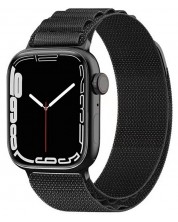 Каишка Techsuit - W037 Nylon, Apple Watch, 42/44/45/49 mm, черна