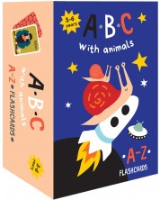 Карти с английската азбука ABC with Animals -1