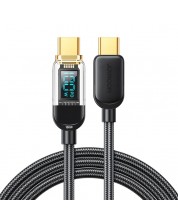 Кабел JoyRoom - S-CC100A4, USB-C/USB-C, 1.2m, черен -1