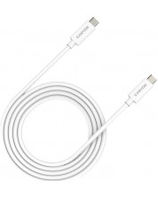 Кабел Canyon - UC-42, USB-C/USB-C, 2 m, бял -1