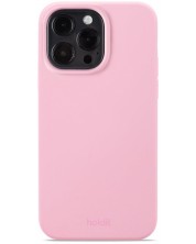 Калъф Holdit - Silicone, iPhone 15 Pro Max, розов -1