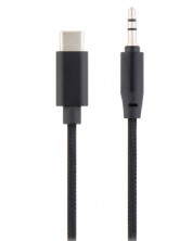 Аудио кабел TnB - 2075100306, USB-C/жак 3.5 mm, 1.2 m, черен -1