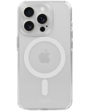 Калъф Holdit - MagSafe Case, iPhone 15 Pro, бял/прозрачен -1