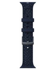 Каишка Njord - Salmon Leather, Apple Watch, 40/41 mm, тъмносиня