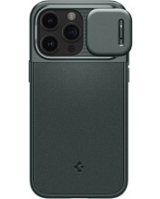 Калъф Spigen - Optik Armor, iPhone 15 Pro Max, Abyss Green