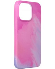 Калъф Forcell - Pop Design 1, iPhone 13 Pro, розов/син -1
