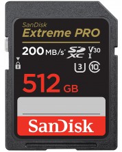 Карта памет SanDisk - Extreme PRO, 512GB, SDXC, Class10 -1