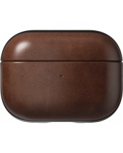Калъф за слушалки Nomad - Leather, AirPods Pro 2, кафяв -1