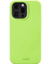 Калъф Holdit - Silicone, iPhone 13 Pro, Acid Green -1