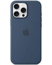 Калъф Apple - Silicone MagSafe, iPhone 16 Pro Max, Denim -1