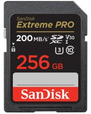 Карта памет SanDisk - Extreme PRO, 256GB, SDXC, Class10