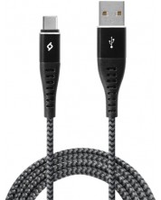 Кабел ttec - Extreme, USB-A/USB-C, 1.5 m, черен