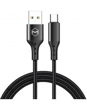 Кабел Xmart - Nest, USB-A/USB-C, 1.5 m, черен