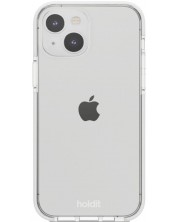 Калъф Holdit - Seethru, iPhone 15, бял