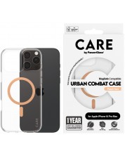 Калъф CARE - Urban Combat Peachy MagSafe, iPhone 16 Pro Max, прозрачен -1