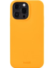 Калъф Holdit - Silicone, iPhone 13 Pro, оранжев -1