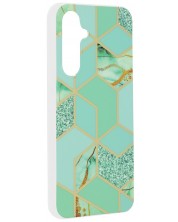 Калъф Techsuit - Marble, Galaxy A54, Green Hex