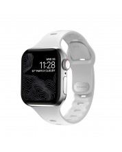 Каишка Nomad - Sport Slim S/M, Apple Watch 1-8/SE, бяла