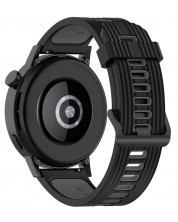 Каишка Techsuit - W002, Galaxy Watch/Huawei Watch, 20 mm, черна -1